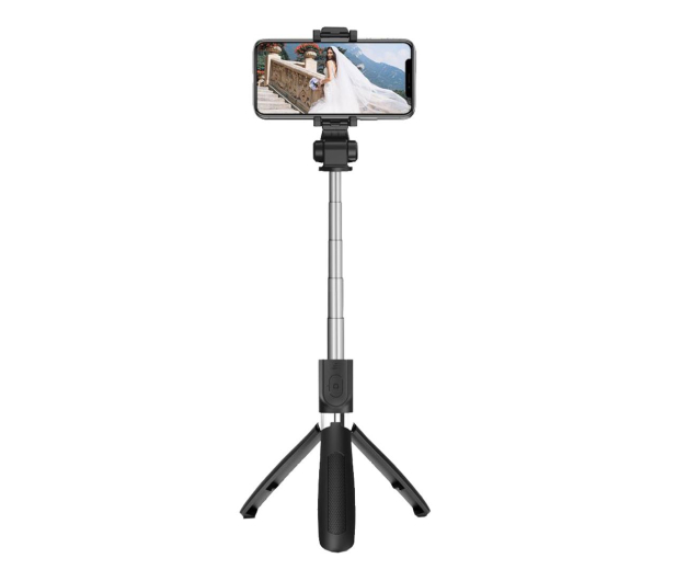 Tech-Protect L01S BT Selfie Stick czarny - 1054337 - zdjęcie